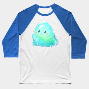 Chibi style Slime Creature Baseball T-Shirt